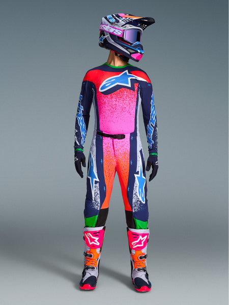 Kalhoty Alpinestars Supertech limitovaná edice Records šedá/multicolor