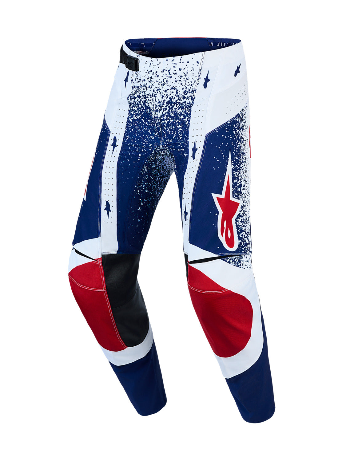 Kalhoty Alpinestars Techstar limitovaná edice Unity červená/bílá/modrá