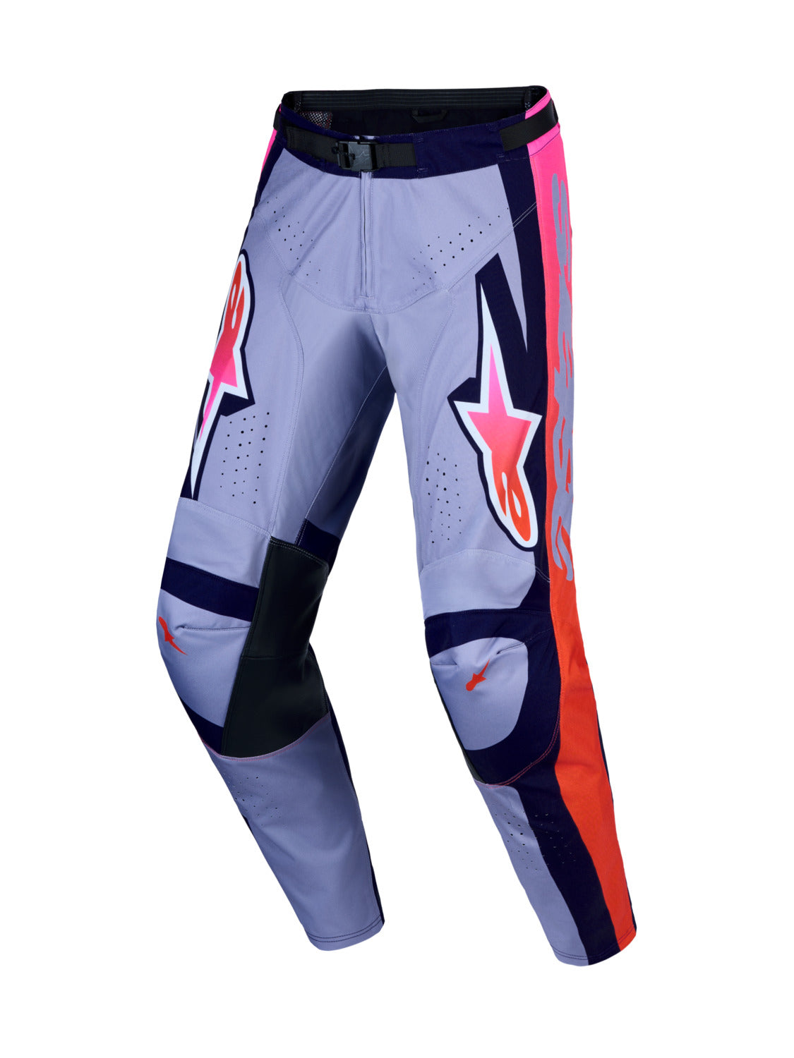 Kalhoty Alpinestars Racer AIR Hunt světle růžová/fialová