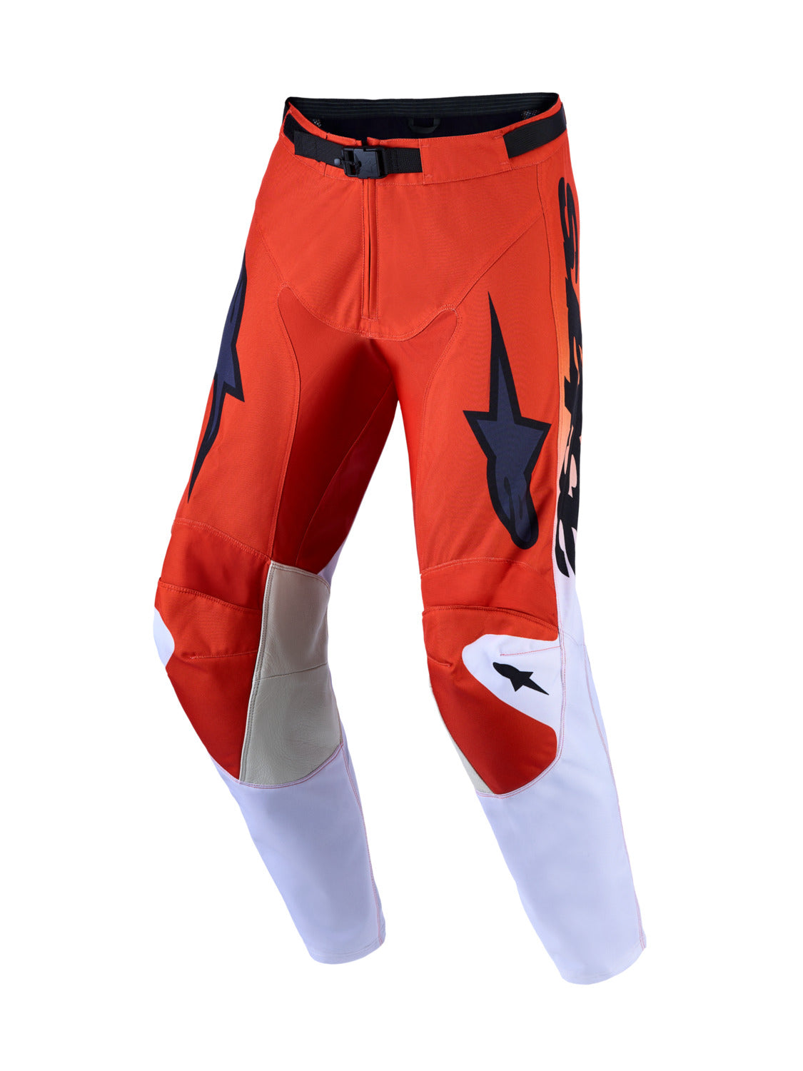 Kalhoty Alpinestars Racer Amber červená/světle šedá/černá