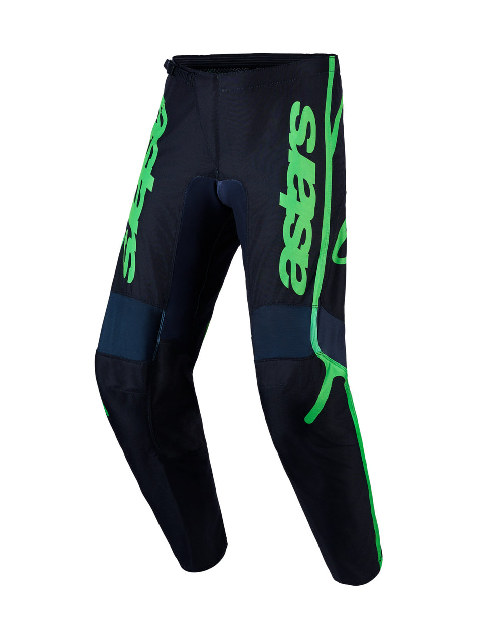 Kalhoty Alpinestars Fluid Apex V2 černá/zelená fluo