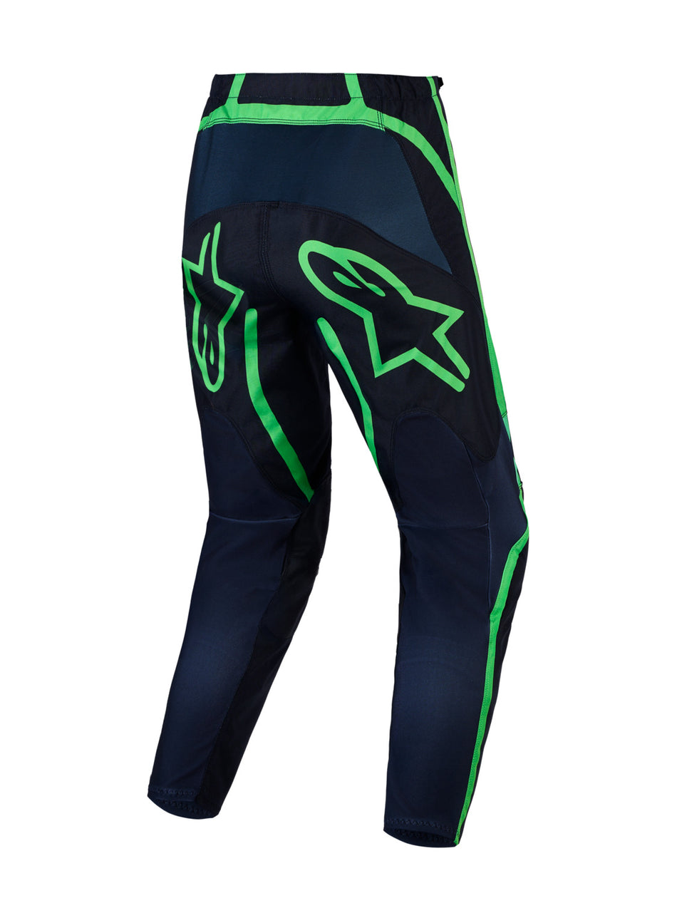 Kalhoty Alpinestars Fluid Apex V2 černá/zelená fluo