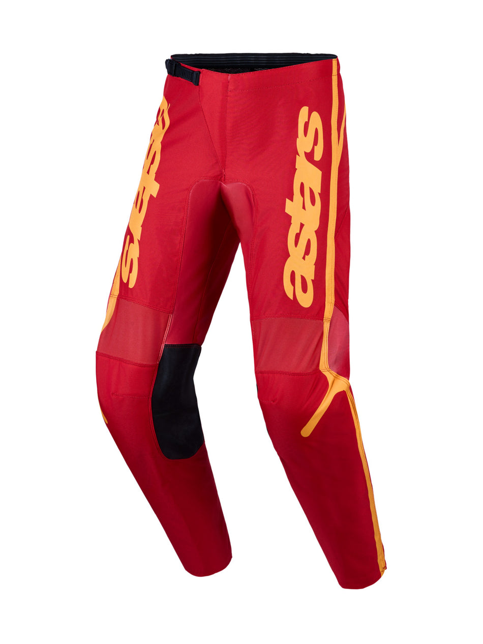 Kalhoty Alpinestars Fluid Apex V2 červená/zlatá