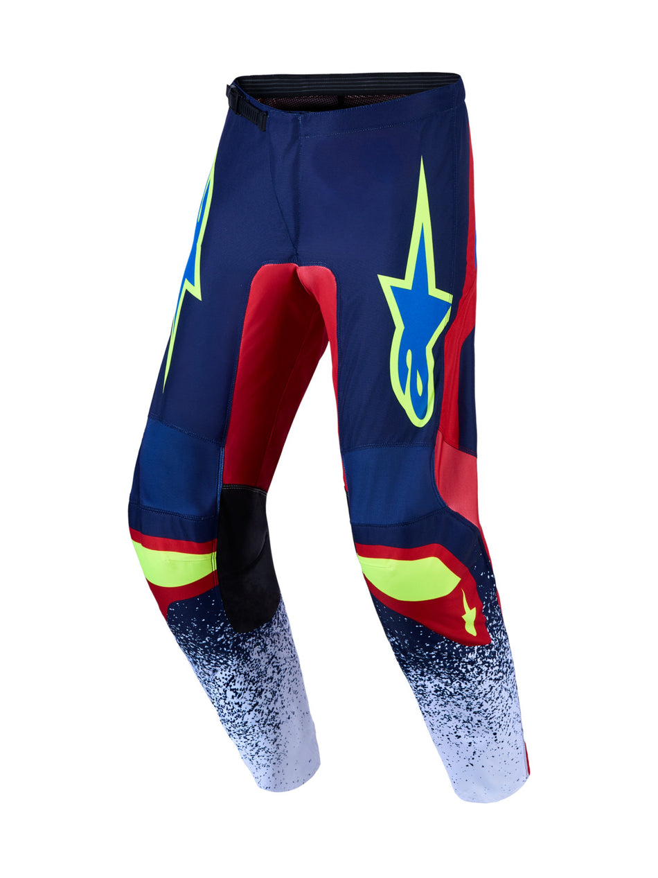 Kalhoty Alpinestars Fluid Drag tmavě modrá/červená/zelená/bílá