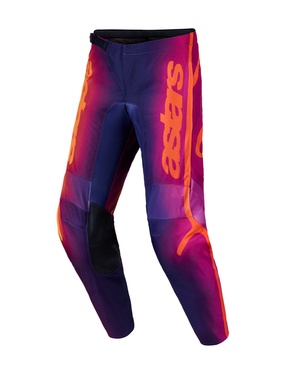 Kalhoty Alpinestars Fluid tmavě fialová/oranžová