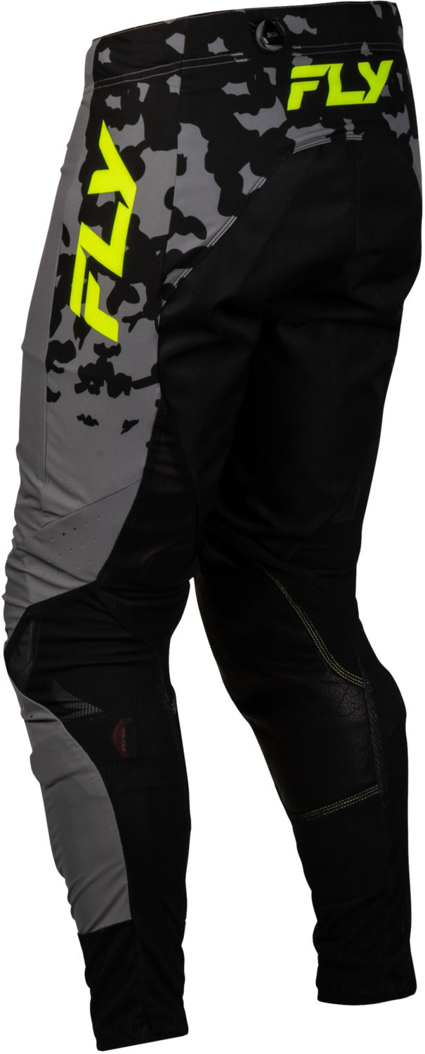 Kalhoty Fly Racing Lite Flake šedá/hi-vis/černá