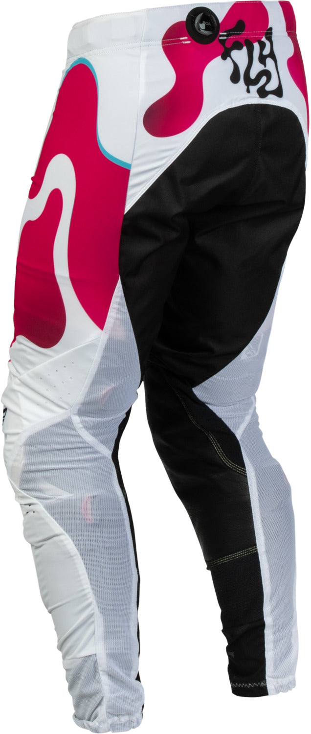 Kalhoty Fly Racing Lite Vibe bílá/růžová/modrá