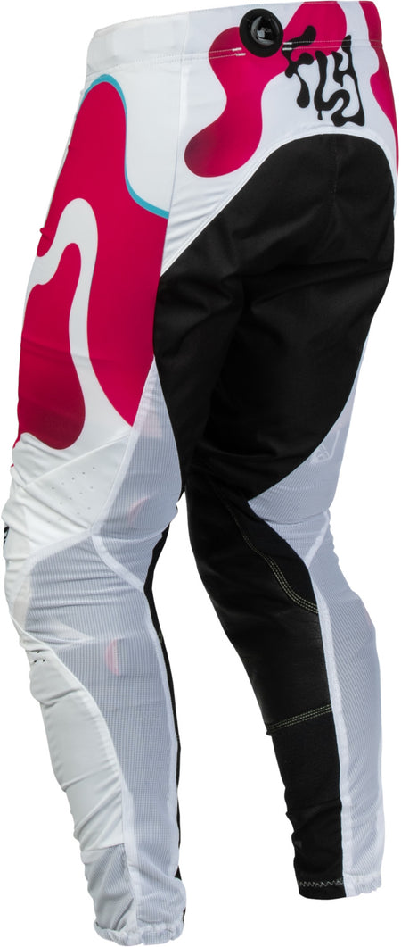 Kalhoty Fly Racing Lite Vibe bílá/růžová/modrá