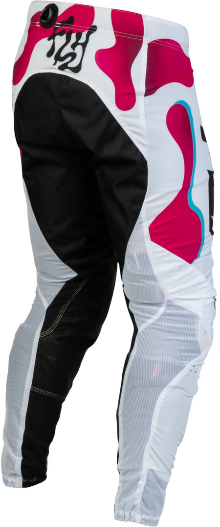 Kalhoty Fly Racing Lite Vibe bílá/růžová/modrá