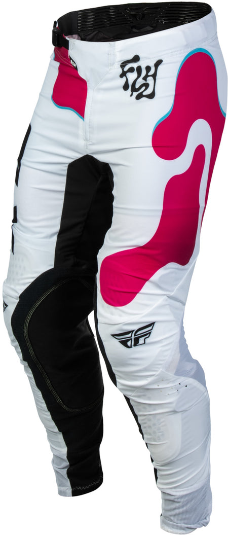 Kalhoty Fly Racing Lite Vibe bílá/růžová/modrá
