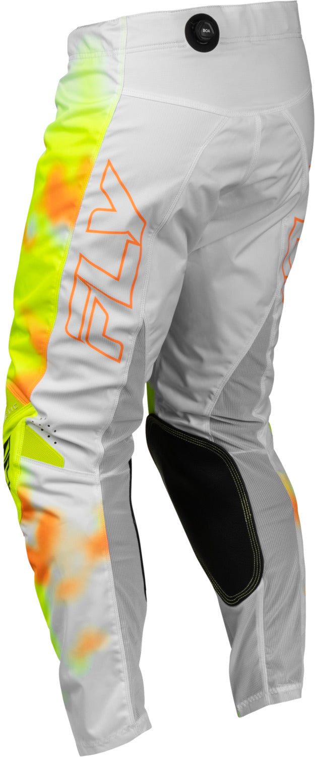 Kalhoty Fly Racing Kinetic Bluer bílá/hi-vis/oranžová
