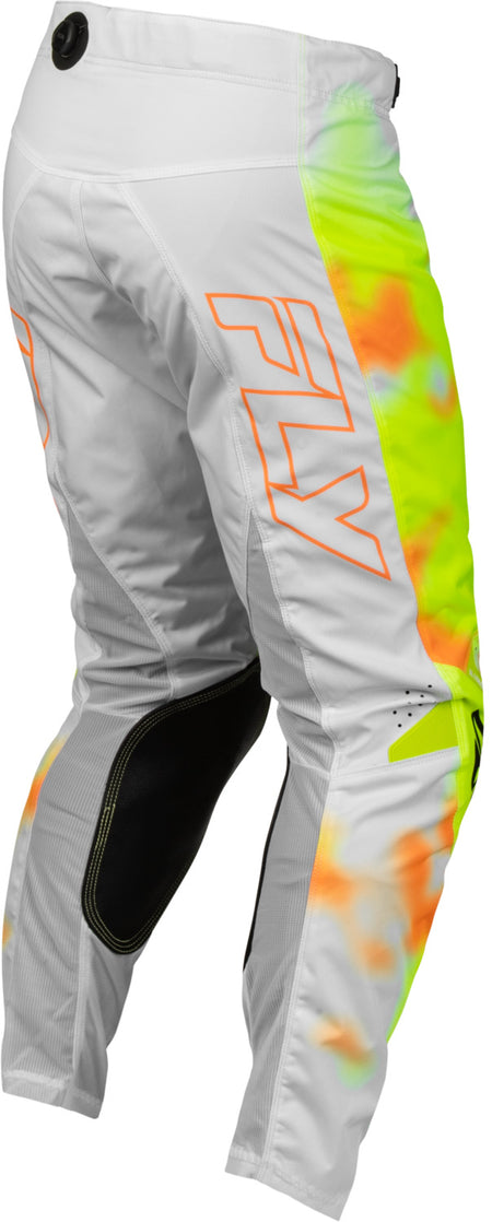 Kalhoty Fly Racing Kinetic Bluer bílá/hi-vis/oranžová