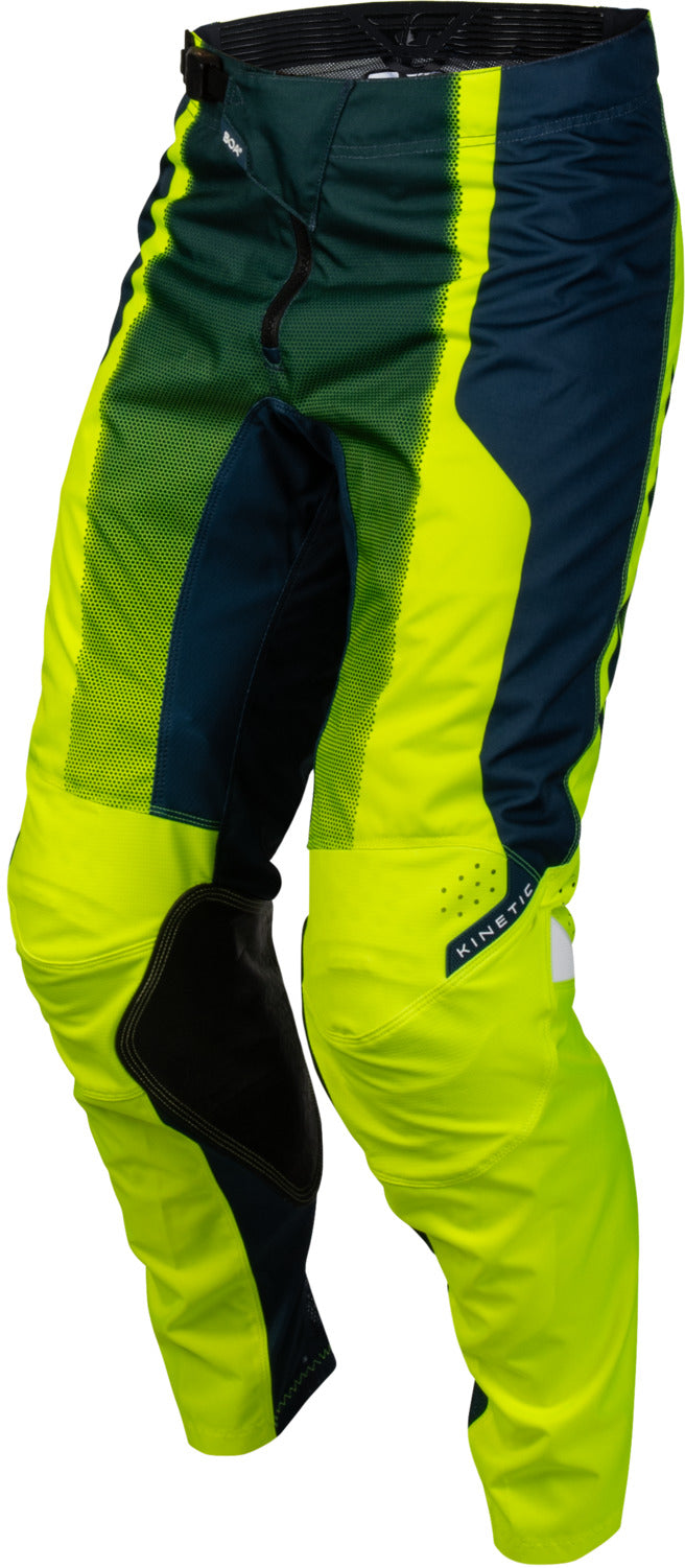 Kalhoty Fly Racing Kinetic Fade hi-vis/modrá/bílá