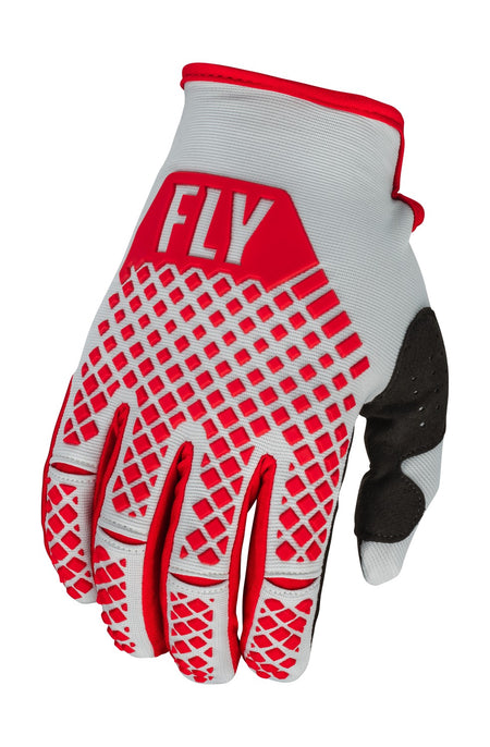Rukavice Fly Racing Kinetic červená/šedá
