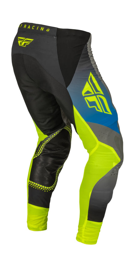Kalhoty Fly Racing Lite šedá/modrá/hi-vis