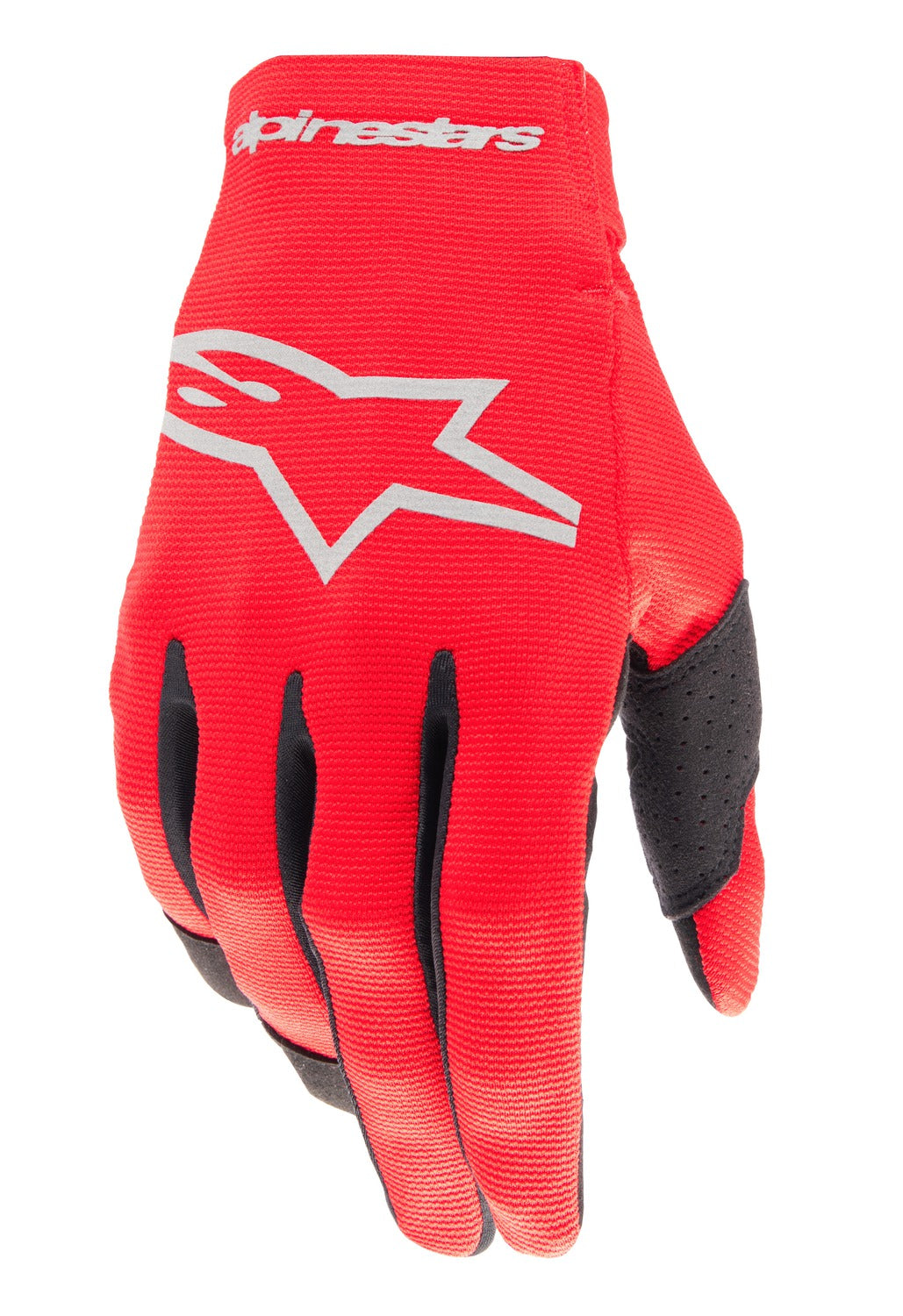 Rukavice Alpinestars Radar červená/stříbrná