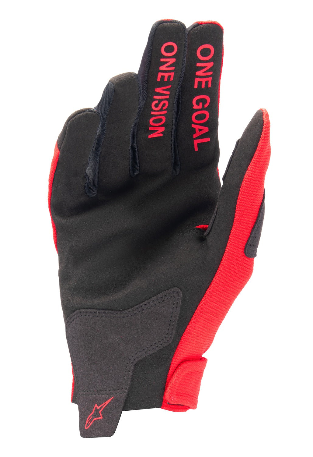 Rukavice Alpinestars Radar červená/stříbrná