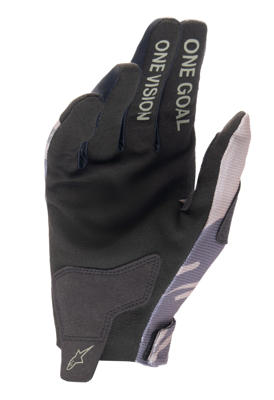 Rukavice Alpinestars Radar zelená camo/hnědá