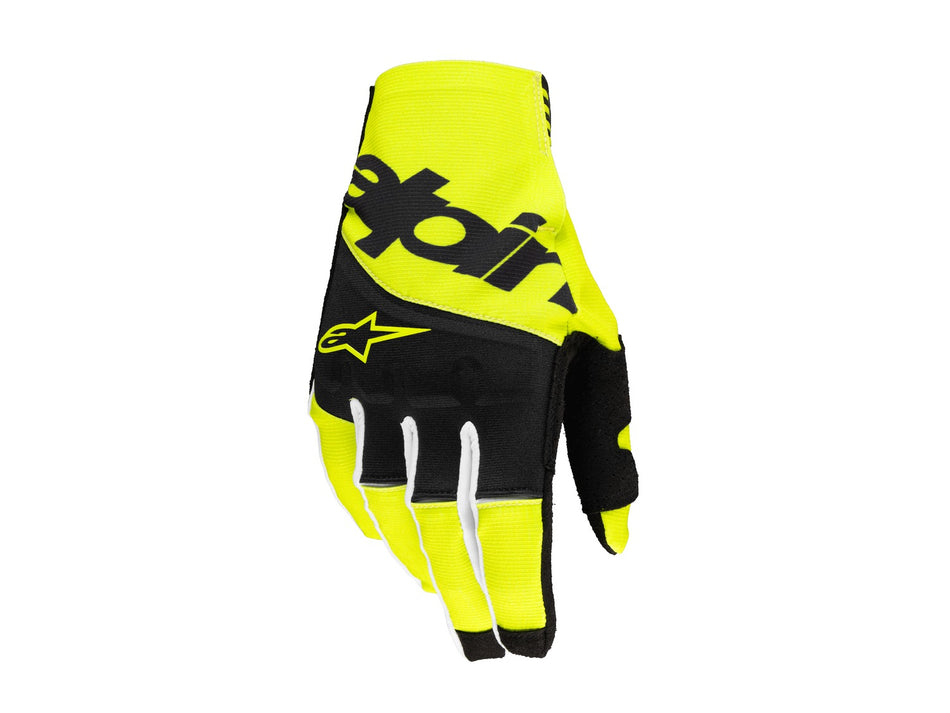 Rukavice Alpinestars Techstar černá/žlutá fluo