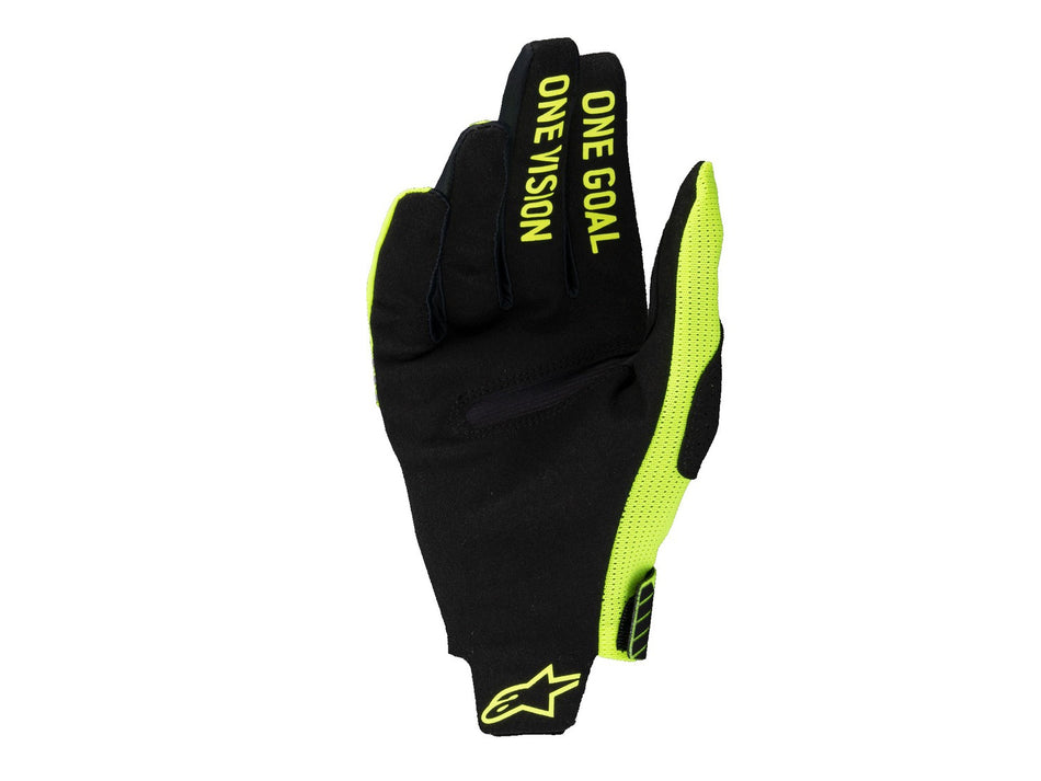 Rukavice Alpinestars Radar PRO žlutá fluo