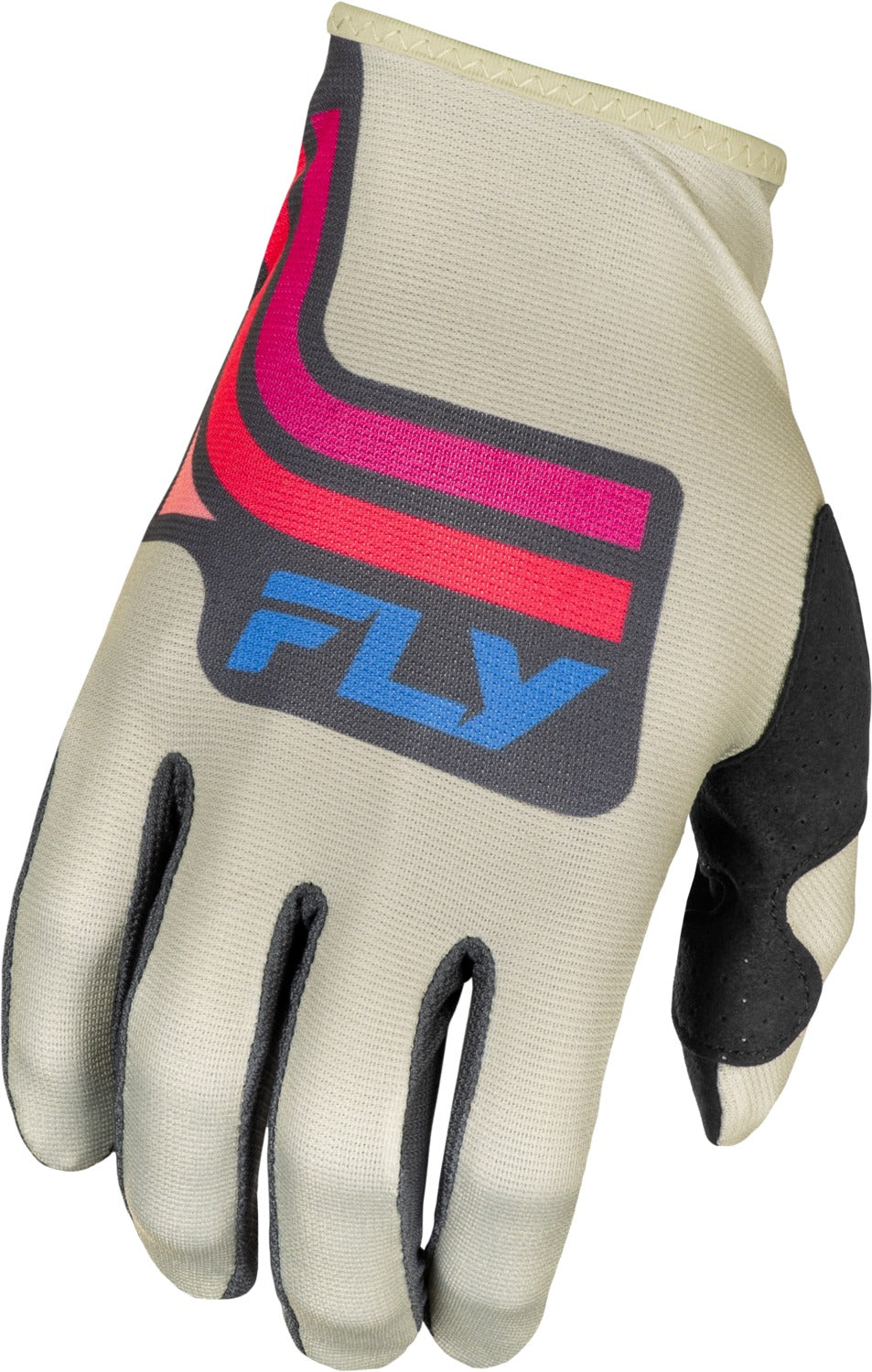 Rukavice Fly Racing Lite šedá/růžová/modrá