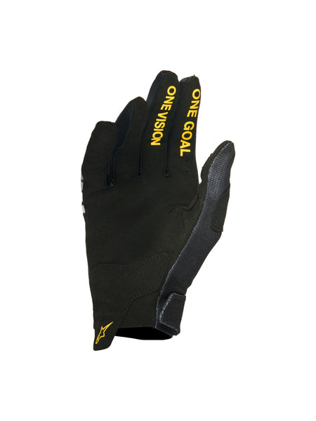 Rukavice Alpinestars Radar Honda černá/šedá/žlutá