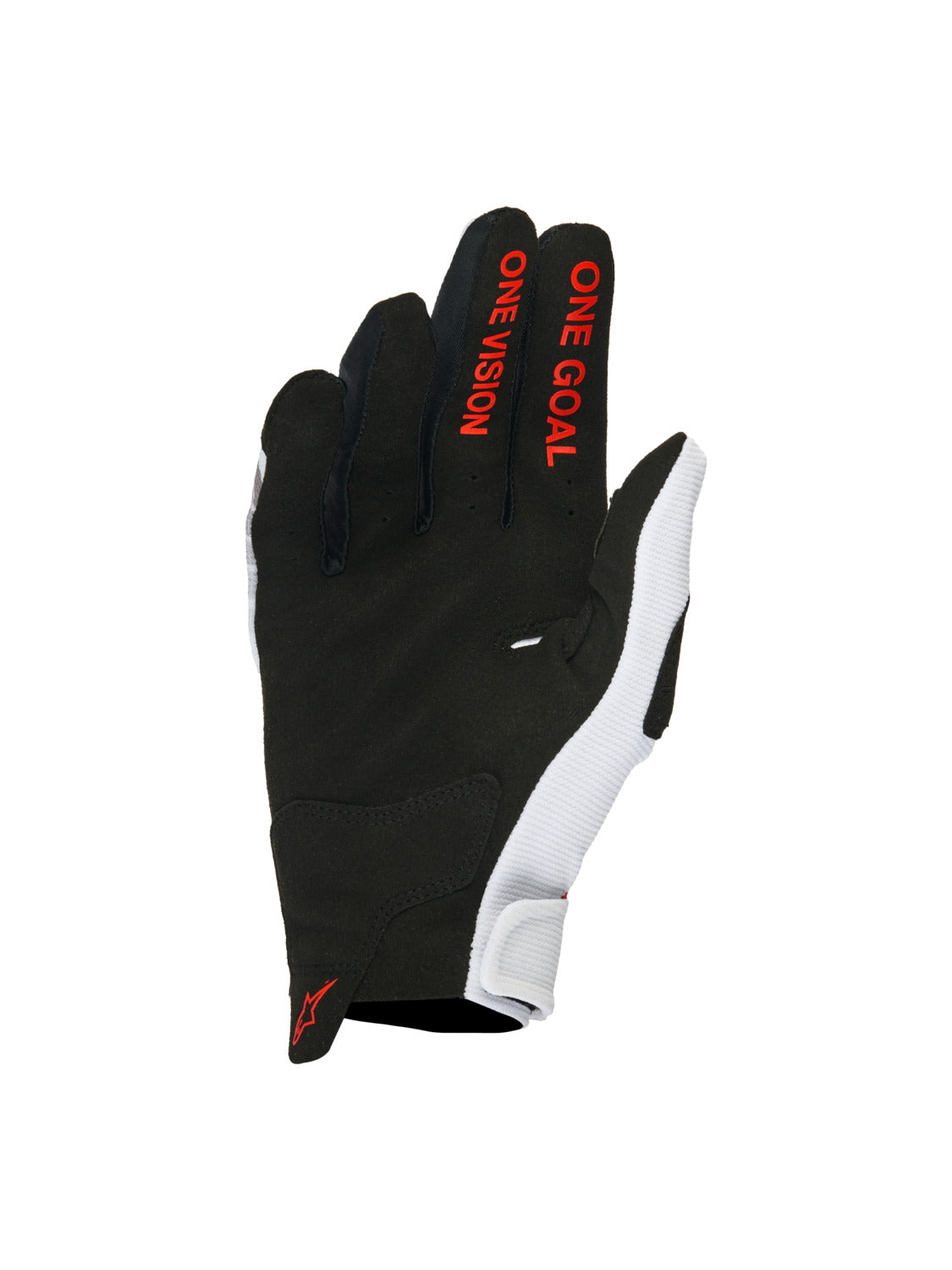 Rukavice Alpinestars Radar Honda bílá/černá/červená