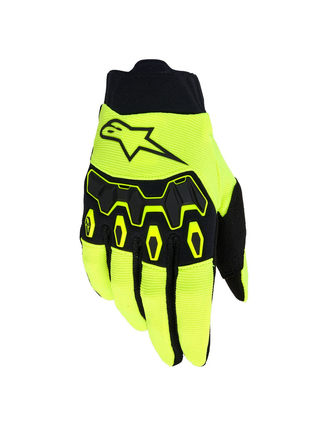 Rukavice Alpinestars Full Bore V2 žlutá fluo/černá