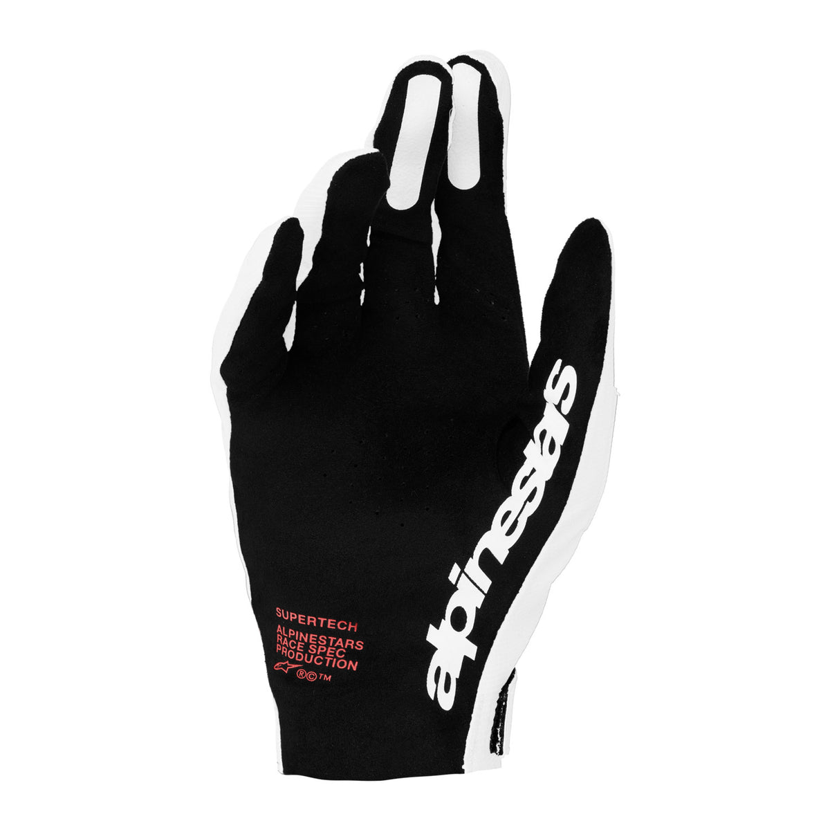 Rukavice Alpinestars Supertech MX bílá/černá/červená