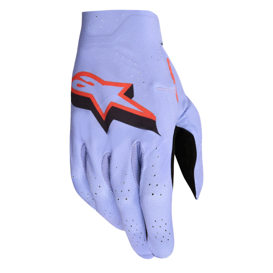 Rukavice Alpinestars Supertech MX světle fialová/černá