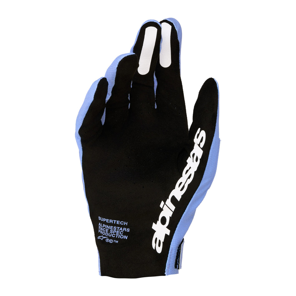 Rukavice Alpinestars Supertech MX světle fialová/černá
