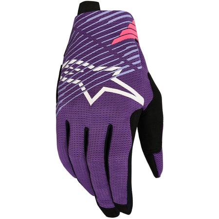 Rukavice Alpinestars Radar PRO tmavě fialová/černá