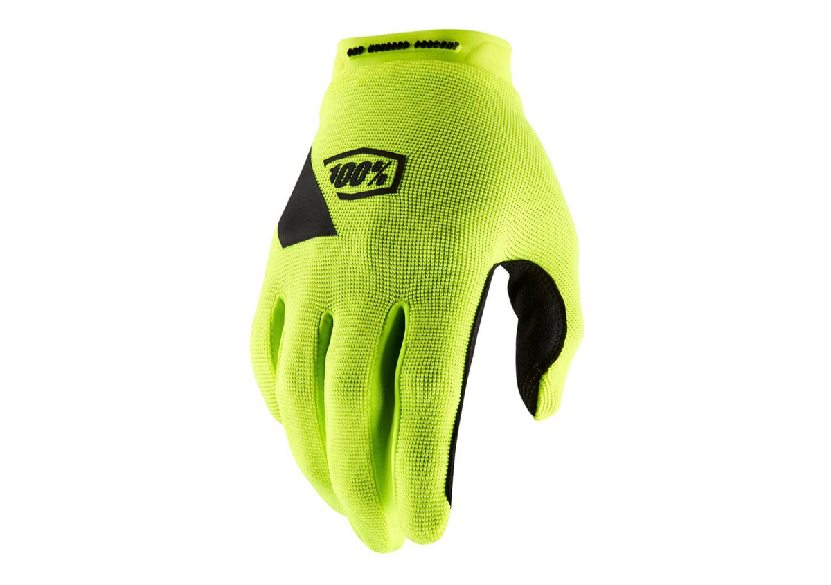 Rukavice 100% Ridecamp fluo žlutá