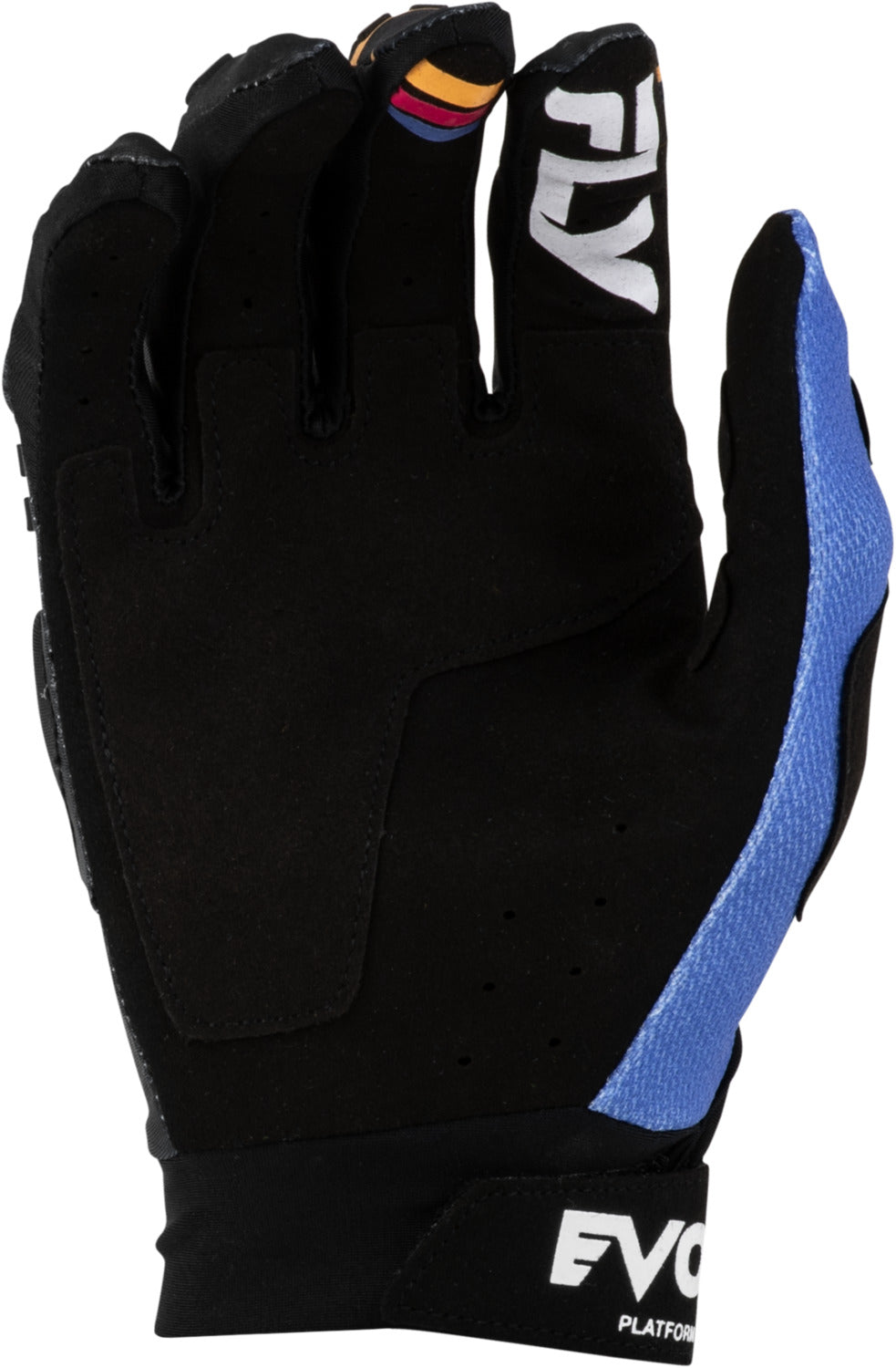 Rukavice Fly Racing EVO DST Bolt černá/modrá