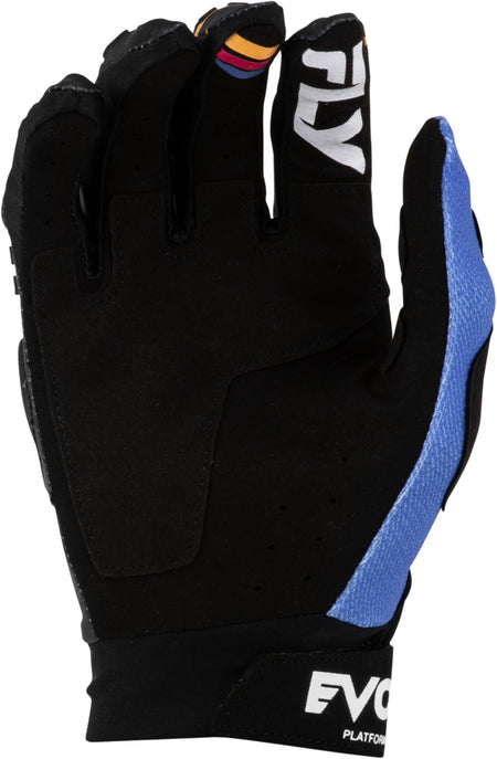 Rukavice Fly Racing EVO DST Bolt černá/modrá