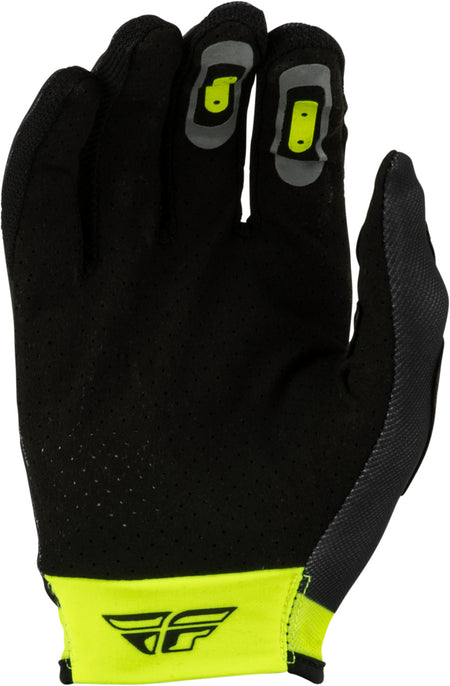 Rukavice Fly Racing Lite Flake šedá/hi-vis/černá
