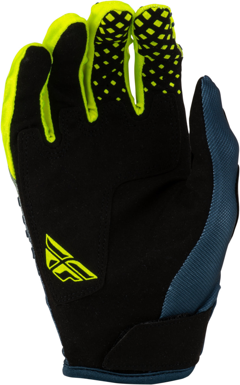 Rukavice Fly Racing Kinetic Fade modrá/hi-vis/bílá