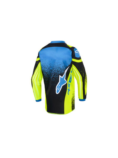 Dětská dres Alpinestars Racer Nomur Kids tmavě modrá/žlutá fluo/černá