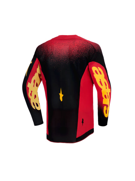 Dětská dres Alpinestars Supertech Scenz Youth červená/černá/žlutá