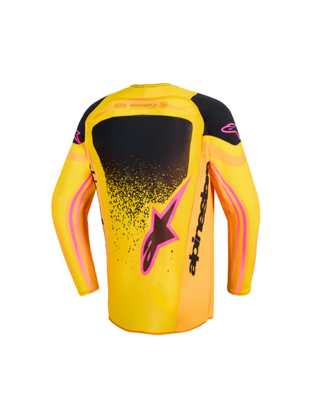 Dětská dres Alpinestars Techstar Nomur Youth oranžová/žlutá/růžová