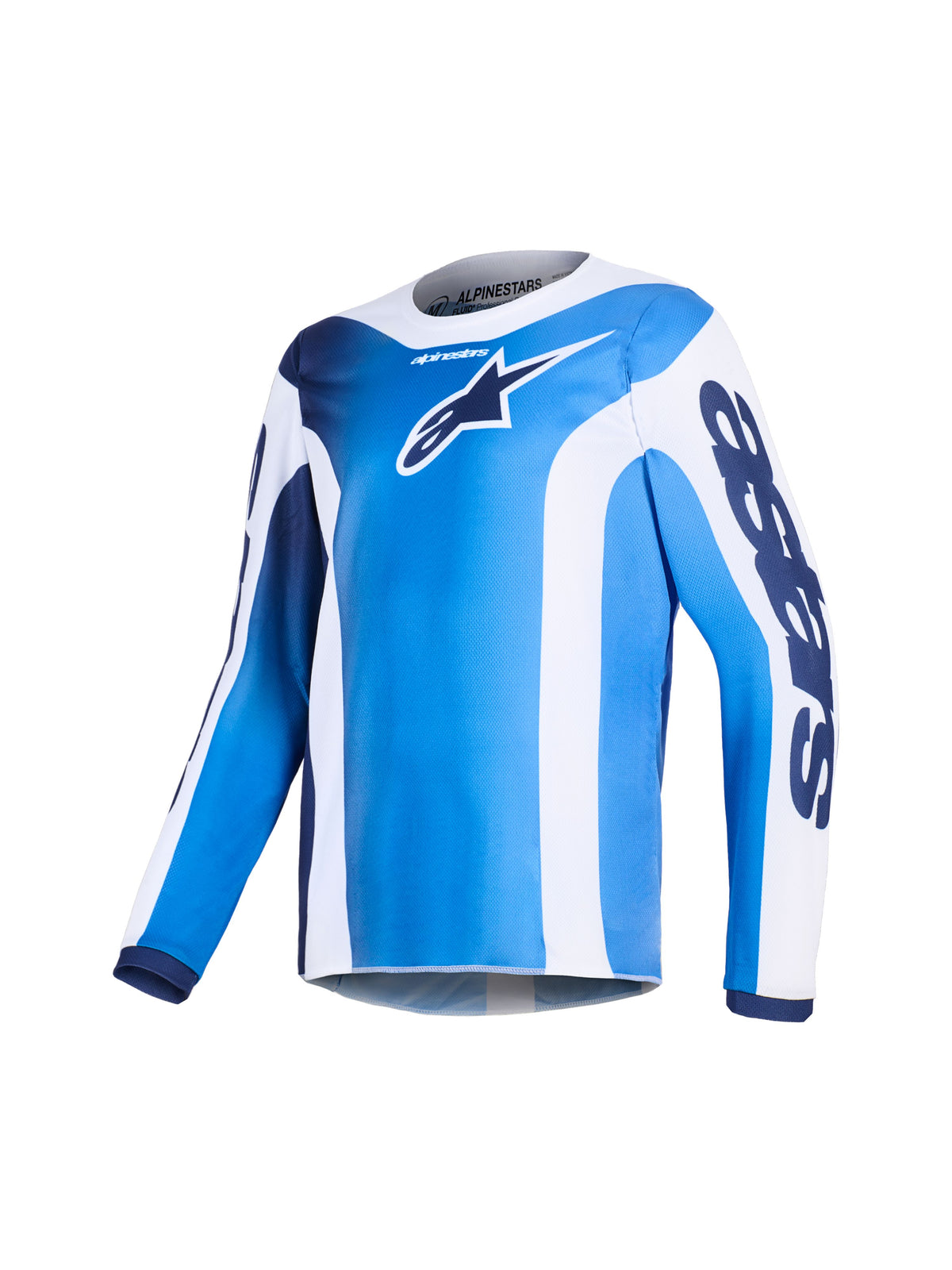 Dětská dres Alpinestars Fluid Portl Youth modrá/bílá
