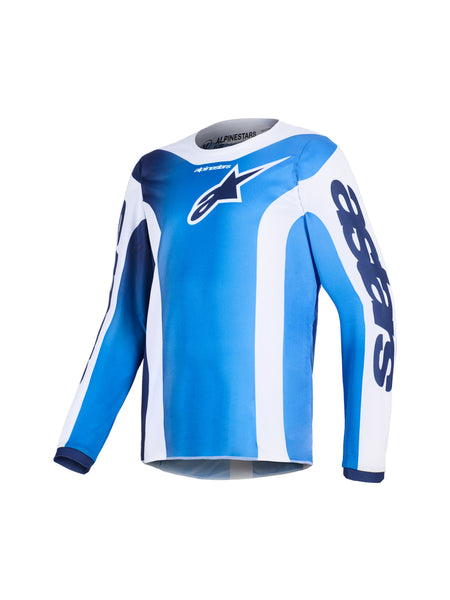 Dětská dres Alpinestars Fluid Portl Youth modrá/bílá