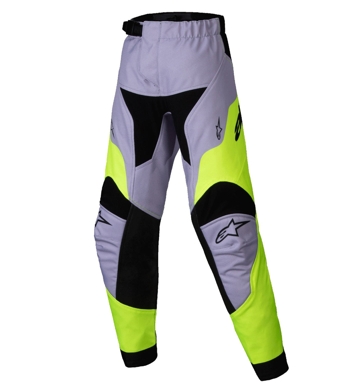 Dětské kalhoty Alpinestars Racer Veil Kids šedá/žlutá fluo