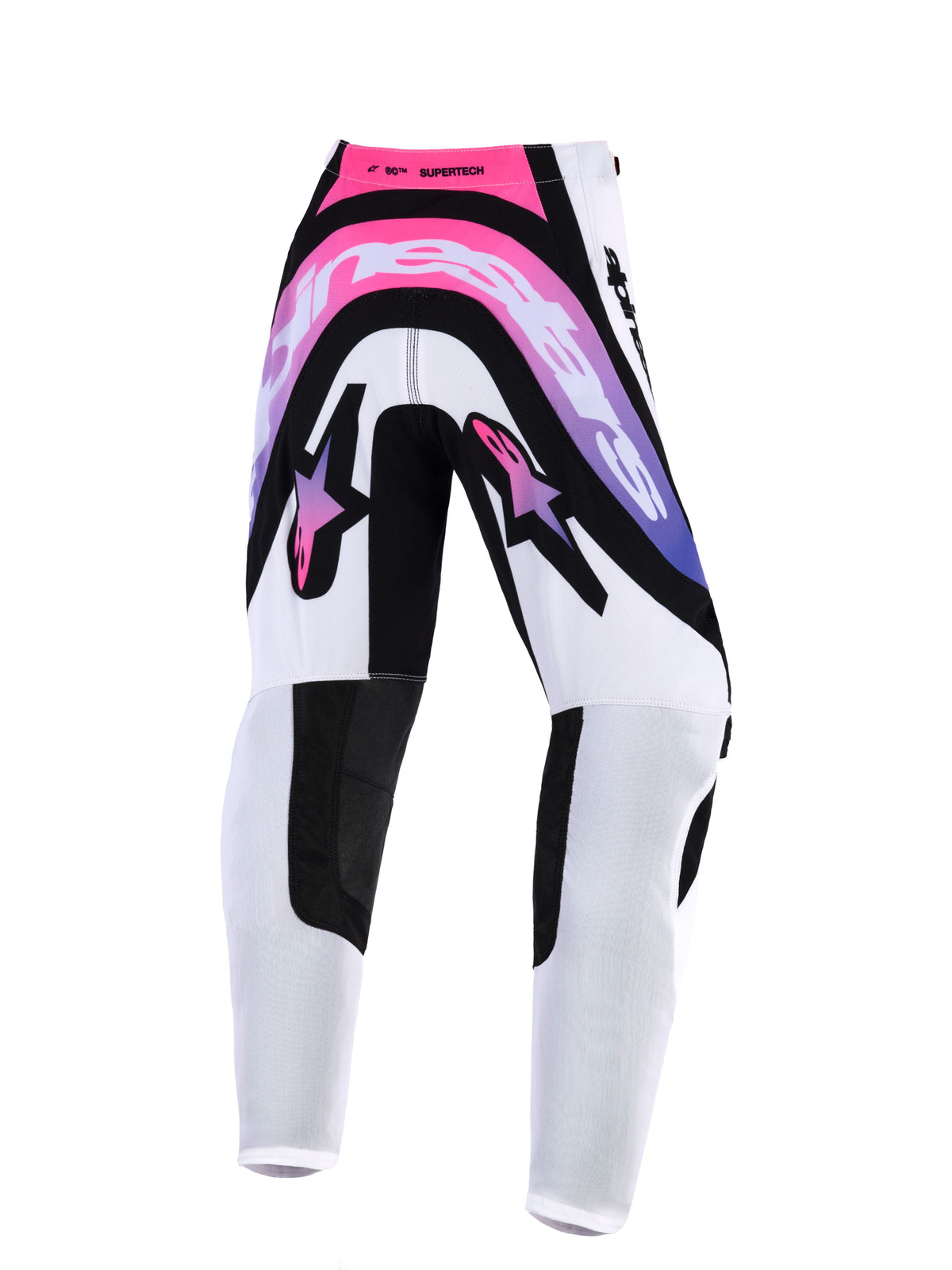 Dětské kalhoty Alpinestars Supertech Vista Youth bílá/fialová/černá