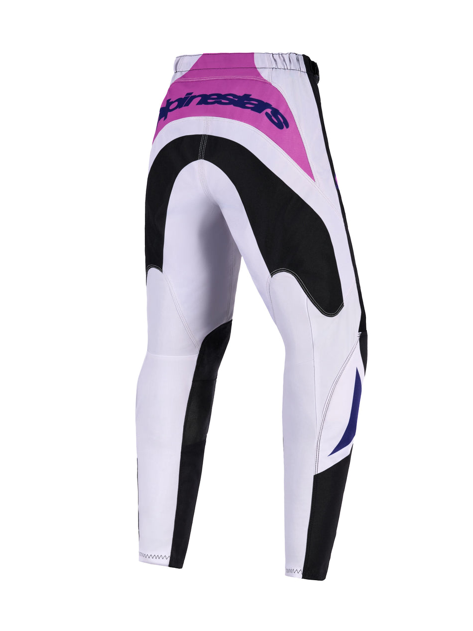 Dětské kalhoty Alpinestars Fluid Grid Youth černá/světle šedá/fialová