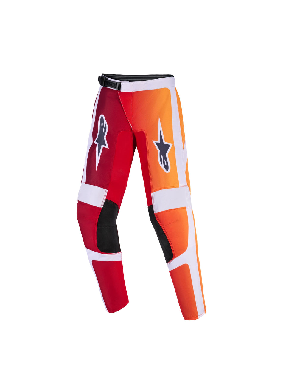 Dětské kalhoty Alpinestars Fluid Portl Youth červená/oranžová/světle šedá