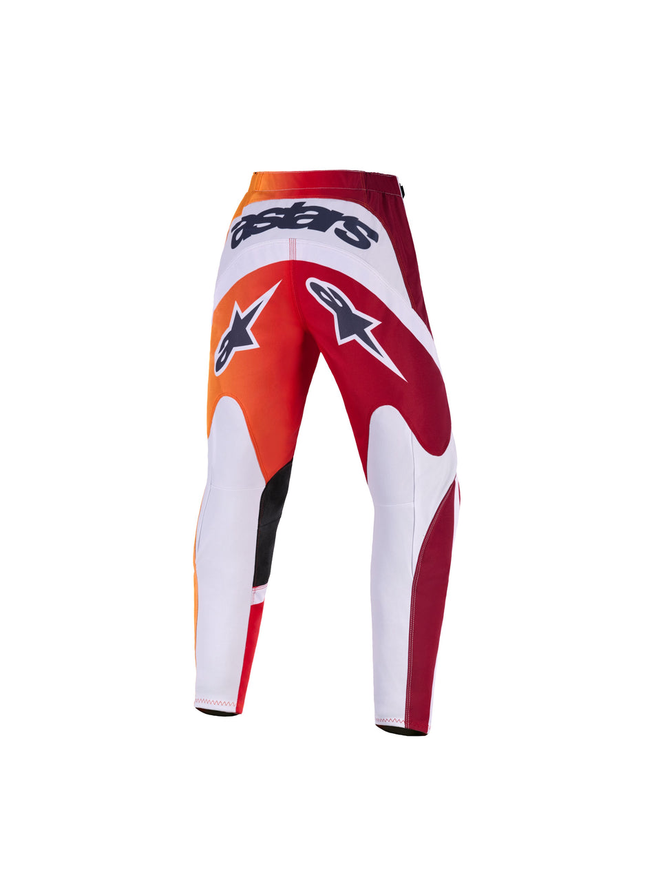 Dětské kalhoty Alpinestars Fluid Portl Youth červená/oranžová/světle šedá