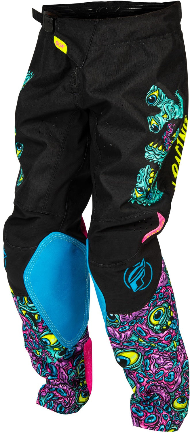 Dětské kalhoty Fly Racing Kinetic Mutant černá/ multi color