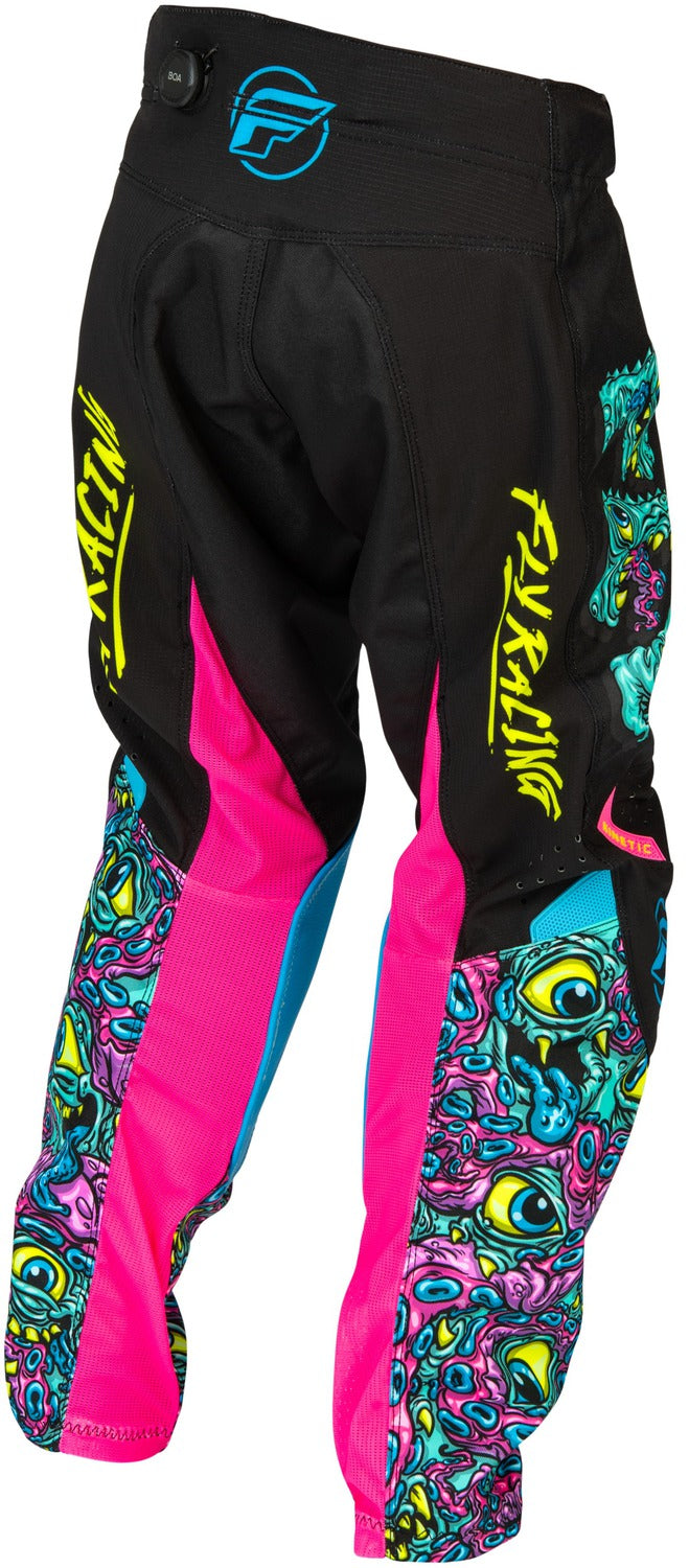 Dětské kalhoty Fly Racing Kinetic Mutant černá/ multi color