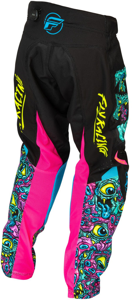 Dětské kalhoty Fly Racing Kinetic Mutant černá/ multi color
